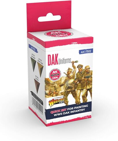 AK QUICK GEN SET AK17502 DAK UNIFORMS (3x18ml) in Kuwait