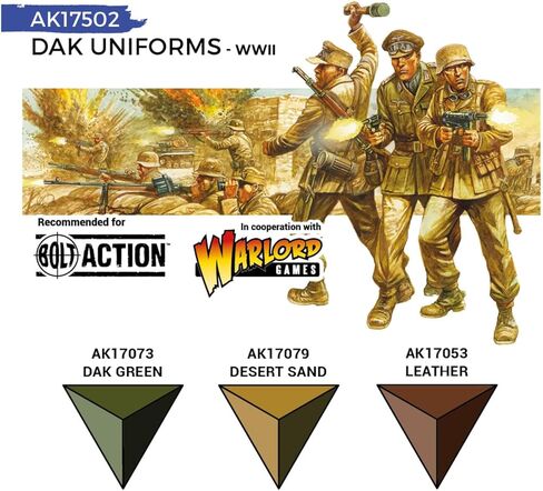 AK QUICK GEN SET AK17502 DAK UNIFORMS (3x18ml) in Kuwait