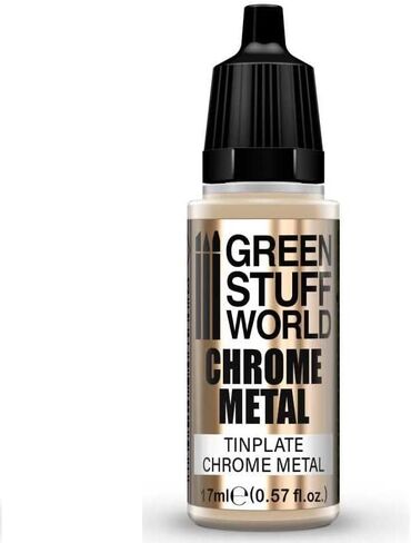 Green Stuff World for Models and Miniatures Chrome Paint – Tinplate 3693 in Saudi Arabia