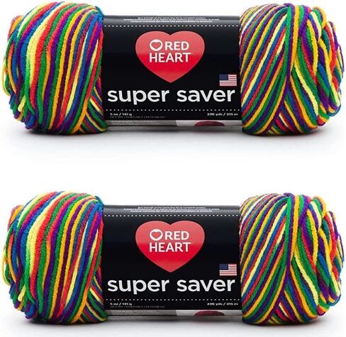 Bulk Buy - Red Heart E300-950 Red Heart Super Saver Yarn - 2 Pack - Mexicana in Kuwait