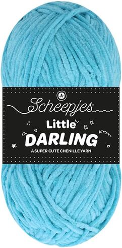 Scheepjes Little Darling Plush Yarn, 50 g (1.76 oz) Skein - Color 404 Teddy Bear Brown in Kuwait