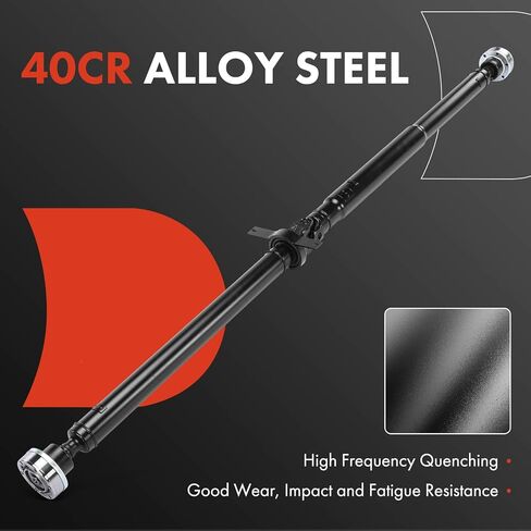 A-Premium Rear Drive Shaft Driveshaft Assembly Compatible with Audi A8 Quattro L 2001 2002 2003 4.2L, Automatic Transmission, Sticker No. 4D4 521 101C, Replace# 4D4521101C, Complete Prop Shaft in Kuwait