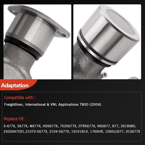 Universal Joint Kit for 1760 Series (HR Style), 1.938 inch Bearing Cap & 7 inch Plate Heavy Duty U-Joint, Replaces 5-677X, 5677X, M677X HD5677X, 7525677X, 877 in Saudi Arabia
