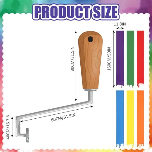 Eaasty 90 Inches 3D Art Painting Classroom Wall Decor Rainbow Paint Party Bulletin Board Decorations Set DIY Paint Brush Cutout Rainbow EVA Back to School Decoration for First Day of School Chalkboard in Kuwait