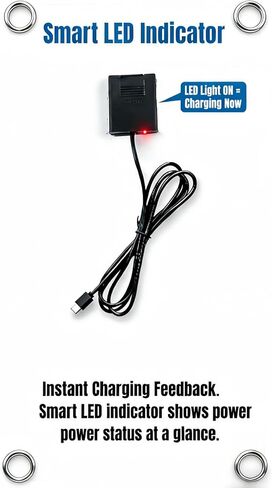 15W 5V Solar Panel 2pack, Flexible & Waterproof USB C Solar Charger with Micro-USB/Lightning‌ Port, 4-Core Cable & No Reverse Current for Camping, Outdoor Camera, Fan, Water Pump in Saudi Arabia