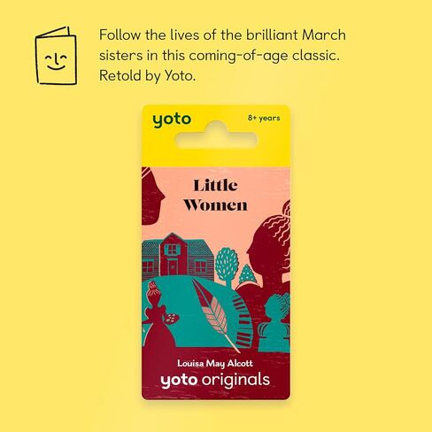 Yoto Classics: Little Women – Kids Audio Card for Use with Player & Mini All-in-1 Audio Device, Educational & Screen-Free Listening with Fun Stories for Playtime Bedtime & Travel, Ages 8+ in Kuwait