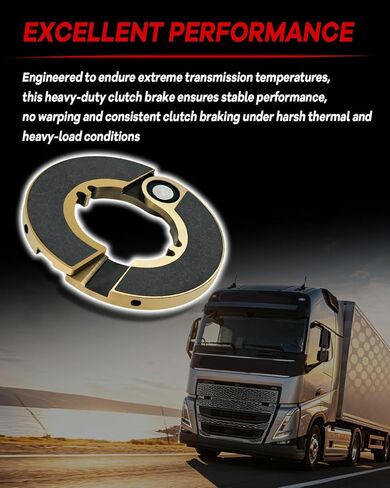 SCB200 Clutch Brake 0.38" Thickness 2-Piece Hinged Steel Construction Fit For Heavy-Duty Transmissions Inside Diameter 2"(50.8mm) Replaces Fuller 85541 IATCO BCH200H Volvo G2015830 in Saudi Arabia