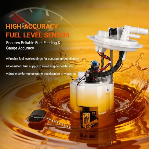 OTO-K Electric Fuel Pump Module Assembly w/Pressure Sensor Compatible with Kia Optima 2012-2015,Hyundai Sonata 2011-2014,L4 2.4L,Gas,Naturally Aspirated,Replaces 311103Q600 311103Q700 E9120M in Saudi Arabia