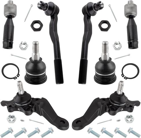 BOXI (Set of 8) Front Suspension Kit fit for Toyota 4Runner 1996 1997 1998 1999 2000 2001 2002/4 Tie Rod Ends 4 Ball Joints / EV433 K90255 ES3548 ES3547 K90262 K90263 in Kuwait