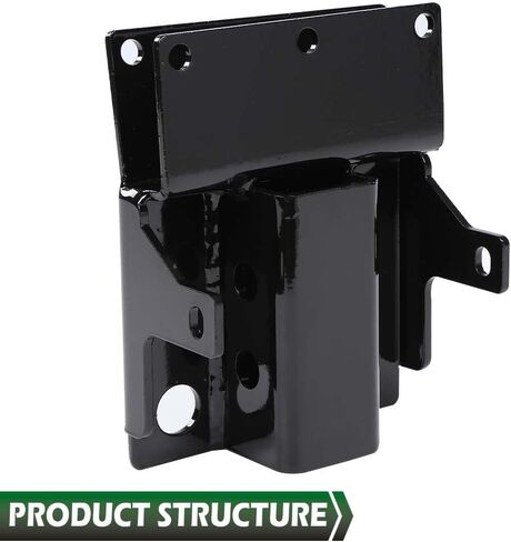GRAND ORANGE Rear Trailer Hitch Kit for 2" Receiver Compatible with Kawasaki Mule 600 610 2007-2016, Fit Kawasaki Mule SX 2017-2023 Iron Black Rear Trailer Tow Hitch Receiver Plate Kit in Kuwait