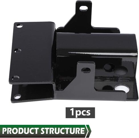 GRAND ORANGE Rear Trailer Hitch Kit for 2" Receiver Compatible with Kawasaki Mule 600 610 2007-2016, Fit Kawasaki Mule SX 2017-2023 Iron Black Rear Trailer Tow Hitch Receiver Plate Kit in Kuwait