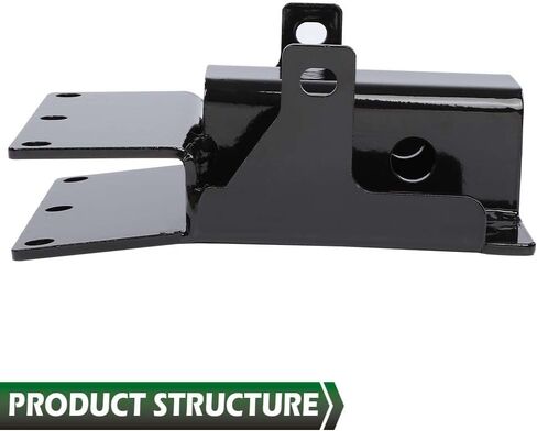 GRAND ORANGE Rear Trailer Hitch Kit for 2" Receiver Compatible with Kawasaki Mule 600 610 2007-2016, Fit Kawasaki Mule SX 2017-2023 Iron Black Rear Trailer Tow Hitch Receiver Plate Kit in Kuwait
