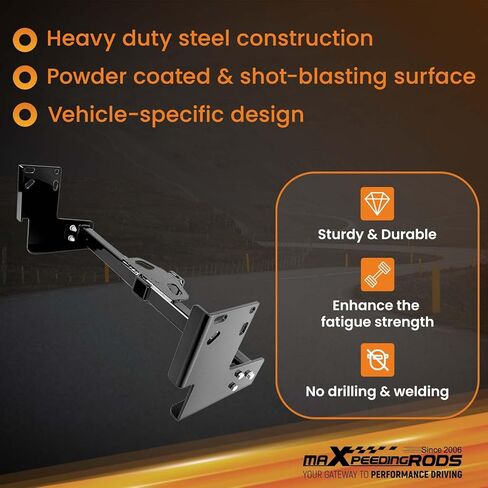 maXpeedingrods Rear Trailer Hitch Kit, 2 inch Receiver, Class 3 Tow Hitch for Dodge/Freightliner Sprinter 2500 3500, for Mercedes-Benz Sprinter 2500 3500 2007-2026, 6000 LBS GTW in Kuwait