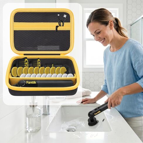 Aenllosi for Fanttik Flip G10 Nano AutoCare/HomeCare Electric Spin Scrubber Hard Carrying Protective Storage Case, Black (Case Only) in Kuwait