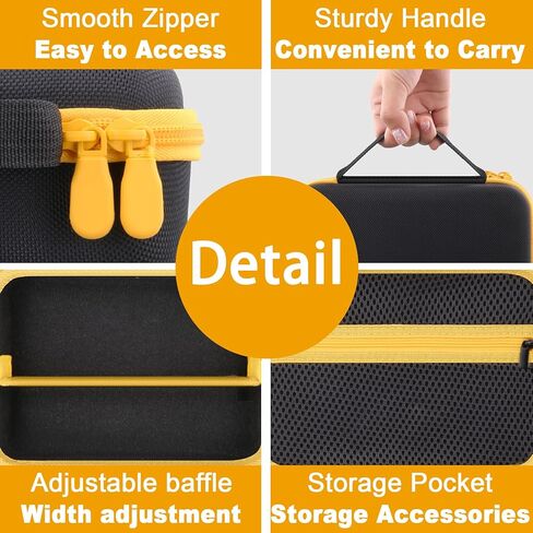 Aenllosi for Fanttik Flip G10 Nano AutoCare/HomeCare Electric Spin Scrubber Hard Carrying Protective Storage Case, Black (Case Only) in Kuwait