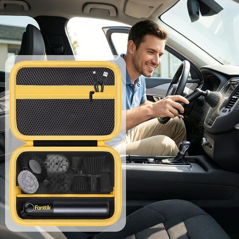 Aenllosi for Fanttik Flip G10 Nano AutoCare/HomeCare Electric Spin Scrubber Hard Carrying Protective Storage Case, Black (Case Only) in Kuwait
