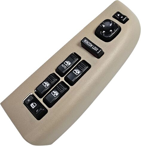 SWITCHDOCTOR Master Window Switch & Tan Bezel Assembly for 2000-2002 Chevrolet Silverado, Suburban, Avalanche, Tahoe, and GMC Yukon and 1999-2002 GMC Sierra (Crew, Extended Cab) in Kuwait
