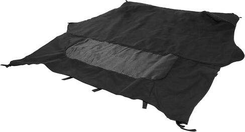 ALMULOO Soft Roof Top with Zipper Mesh Window Compatible with 2016-2024 Honda Pioneer 1000-5 5P – Black Plastic Sunshade UTV Top Cover in Kuwait