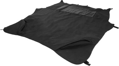 ALMULOO Soft Roof Top with Zipper Mesh Window Compatible with 2016-2024 Honda Pioneer 1000-5 5P – Black Plastic Sunshade UTV Top Cover in Kuwait