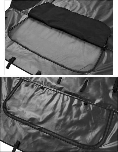 ALMULOO Soft Roof Top with Zipper Mesh Window Compatible with 2016-2024 Honda Pioneer 1000-5 5P – Black Plastic Sunshade UTV Top Cover in Kuwait