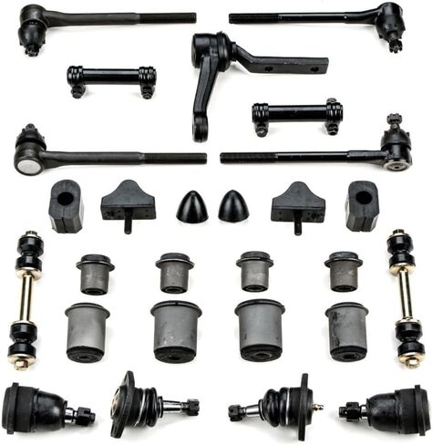 Stabilizer Sway Bar Linkage Suspension Kit Frontward Forward Side for Pontiac for Tempest 1964-1968 Left Right Front Upper,Lower FSRKRF11PGLT in Kuwait