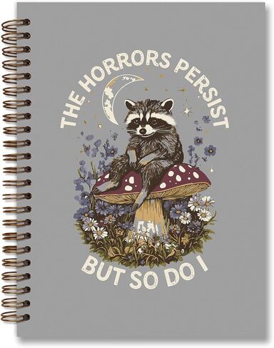 Dejfel Pretty Cute Silly Goose Notebook Journal, Funny Silly Goose Diary Gifts, Journaling Writing Pad for Women Work Office School Supplies, Spiral Notebook 5.5x8.3 in Saudi Arabia