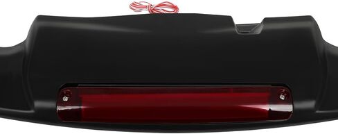 جناح سبويلر لنافذة السقف الخلفي مع ضوء الفرامل الثالث ABS أسود غير لامع لاستبدال Honda Fit 2014-2019 in Kuwait