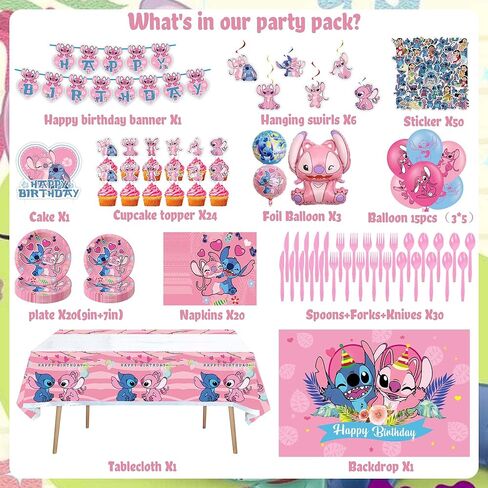 171 PCS Birthday Party Decorations Set Include Banner, Tablecloth, Backdrop, Hanging Swirl, Paper Tableware, Balloons for Adult Party, 10 Guest in Saudi Arabia