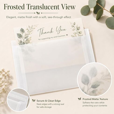 80PCS 2.36 x 2.36inch Small Glassine Envelopes, 3.23 x 4.53inch Coin Envelopes and Mini Paper Bags, Translucent Vellum Envelopes for Stamps Seeds Tickets Cards, White (2 Sizes) in Saudi Arabia