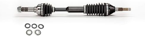 مجموعة Monster XP Series Front Right CV Axle & Brg لـ Yamaha Rhino 450 & 660 2004-2009 تصغير مدمج متين 4340 كرومولي فولاذ مباشر بطول المصنع مع 4 بوصات من السفر in Kuwait