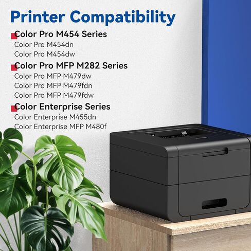 414A Toner Cartridges 4 Pack Compatible Replacement for HP Color Pro MFP M479fdw M479fdn M479dw M454dw M454dn M455dn M480f Printer M479 M454 Series | W2020A W2021A W2022A W2023A in Saudi Arabia