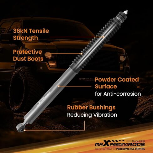 maXpeedingrods Fit 5.5-7" Lift Front Shocks for Ram 2500 3500 4WD 2003-2025, G1 Version in Kuwait