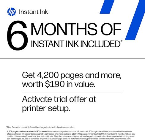 طابعة HP DeskJet 2923 اللاسلكية الكل في واحد ملونة نافثة للحبر، ماسح ضوئي، ناسخة، الأفضل للمنزل، تجربة 6 أشهر من الحبر الفوري، قادرة على الذكاء الاصطناعي (B18JWA) in Kuwait