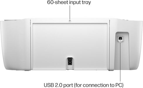 طابعة HP DeskJet 2923 اللاسلكية الكل في واحد ملونة نافثة للحبر، ماسح ضوئي، ناسخة، الأفضل للمنزل، تجربة 6 أشهر من الحبر الفوري، قادرة على الذكاء الاصطناعي (B18JWA) in Kuwait