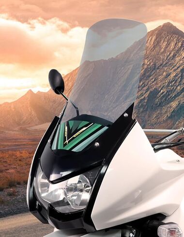 زجاج أمامي طويل متوافق مع الزجاج الأمامي الطويل لدراجة نارية KLR 650 2008-2018 Gen 2 KLR 650 (رمادي) in Kuwait