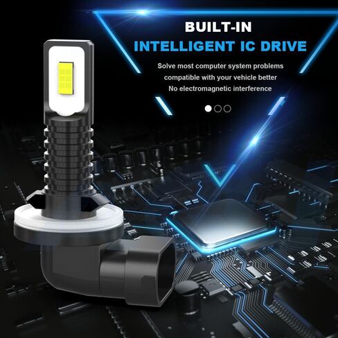 Compatible for Kubota RTV 400 500 900 1100 1140 BX1850D BX1860 BX1870-1 BX2350D BX1880 BX23s BX2380 BX2680 Lights; K7571-54340 LED Bulbs, 886/894/896/881 Light Bulbs, 2-Pack in Saudi Arabia