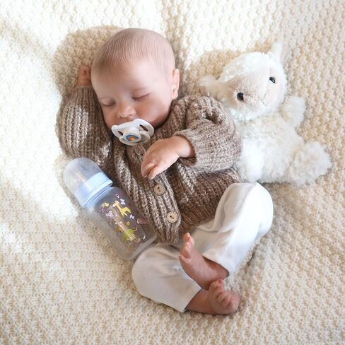 CHAREX Lifelike Reborn Baby Dolls Boy - 18 Inch Realistic Baby Doll Newborn Soft Cloth Body, Real Life Baby Dolls Poseable, Complete Gift Set for Kids Age 3+ in Saudi Arabia
