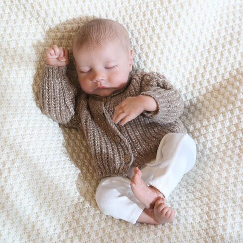 CHAREX Lifelike Reborn Baby Dolls Boy - 18 Inch Realistic Baby Doll Newborn Soft Cloth Body, Real Life Baby Dolls Poseable, Complete Gift Set for Kids Age 3+ in Saudi Arabia