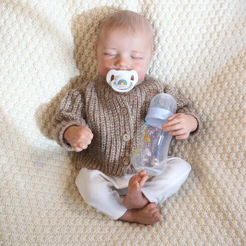 CHAREX Lifelike Reborn Baby Dolls Boy - 18 Inch Realistic Baby Doll Newborn Soft Cloth Body, Real Life Baby Dolls Poseable, Complete Gift Set for Kids Age 3+ in Saudi Arabia