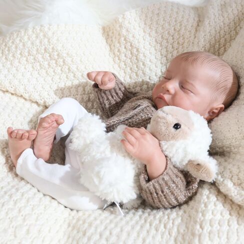 CHAREX Lifelike Reborn Baby Dolls Boy - 18 Inch Realistic Baby Doll Newborn Soft Cloth Body, Real Life Baby Dolls Poseable, Complete Gift Set for Kids Age 3+ in Saudi Arabia