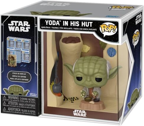 Funko Pop! Nooks: Star Wars - Yoda in His Hut​ - Collectable Vinyl Figure - Gift Idea - Official Merchandise - Toys for Kids & Adults - Star Wars Fans - Model Figure for Collectors and Display in Kuwait