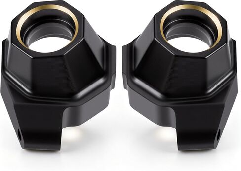 2Pcs Weighted Brass Steering Knuckle for 1/30 Axial SCX30, 7.5g Counterweight Hub Carrier for SCX30 Upgrades Parts in Saudi Arabia