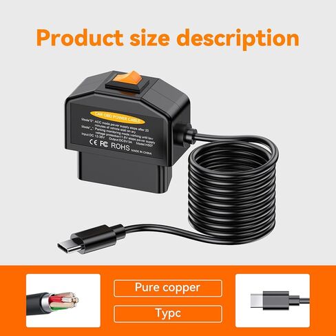 OBD OBDII OBD2 16 Pin Female Connector K + CAN K Line Jumper Tester Cable Universal Pigtail DIY Mobley Adapter for Motorcycle Car Truck 1ft Feet 30cm/12 in Saudi Arabia