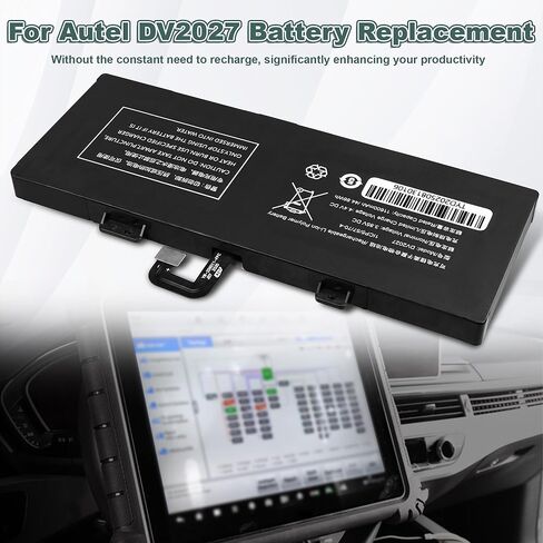 لاستبدال بطارية Autel DV2027: لبطارية ليثيوم Autel MaxiSYS MS906 Pro MS906 Pro-TS MaxiCOM MK906 Pro MK906 Pro-TS MK906S PRO-TS MK906S PRO 11600 مللي أمبير في الساعة in Kuwait