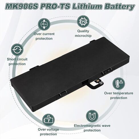 لاستبدال بطارية Autel DV2027: لبطارية ليثيوم Autel MaxiSYS MS906 Pro MS906 Pro-TS MaxiCOM MK906 Pro MK906 Pro-TS MK906S PRO-TS MK906S PRO 11600 مللي أمبير في الساعة in Kuwait