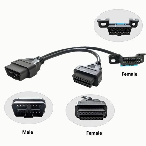 كابل مقسم REARMASTER® Obd Y، وصلة ذكر إلى 2 أنثى لتتبع نظام تحديد المواقع العالمي (GPS) وأجهزة تشخيص السيارات in Kuwait