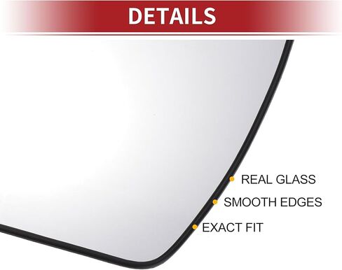 ACROPIX Car Rearview Left Driver Side Mirror Glass for Hyundai Tucson 2022-2024 with Backing Plate - Pack of 1 in Kuwait