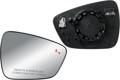 Passenger Right Side Door Mirror Replacement Glass Heated with BLIS (Blind Spot Sensor) and Back Plate for Ford Escape 2020-2026 in Kuwait