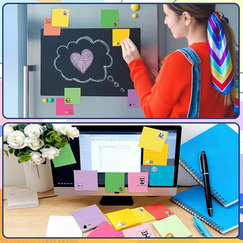 36Pcs Funny Sticky Notes for Work 3x3 Fun Sticky Notes Sarcastic Self Adhesive Notepads Fun Work Gifts for Coworker Teachers School Office Supplies in Kuwait