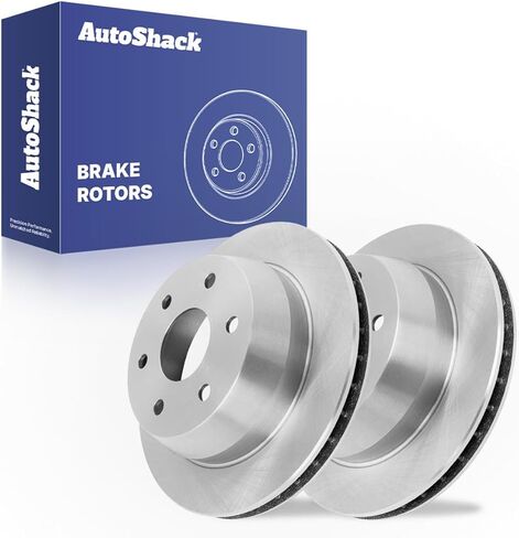 دوارات الفرامل الخلفية AutoShack لسيارة شيفروليه وجي إم سي، سيلفرادو 1500 2001-2006 تاهو 2000-2006 سييرا 1500 2001-2006 يوكون 2000-2006، 4WD RWD AWD V6 4.3L V8 4.8L 5.3L 6.0L - 12.99 بوصة (330 مم)، 6- العروة in Kuwait